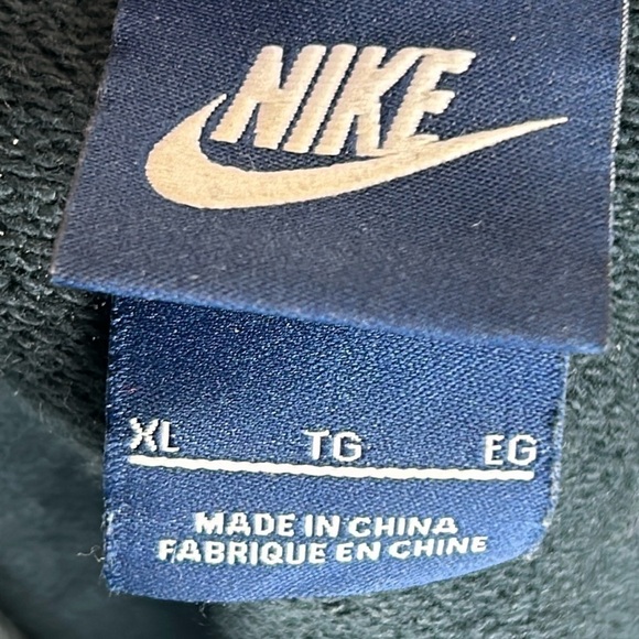 Vintage Y2K Nike Men’s Static Striped Sweatshirt Pullover Crewneck Black… - Picture 4 of 8